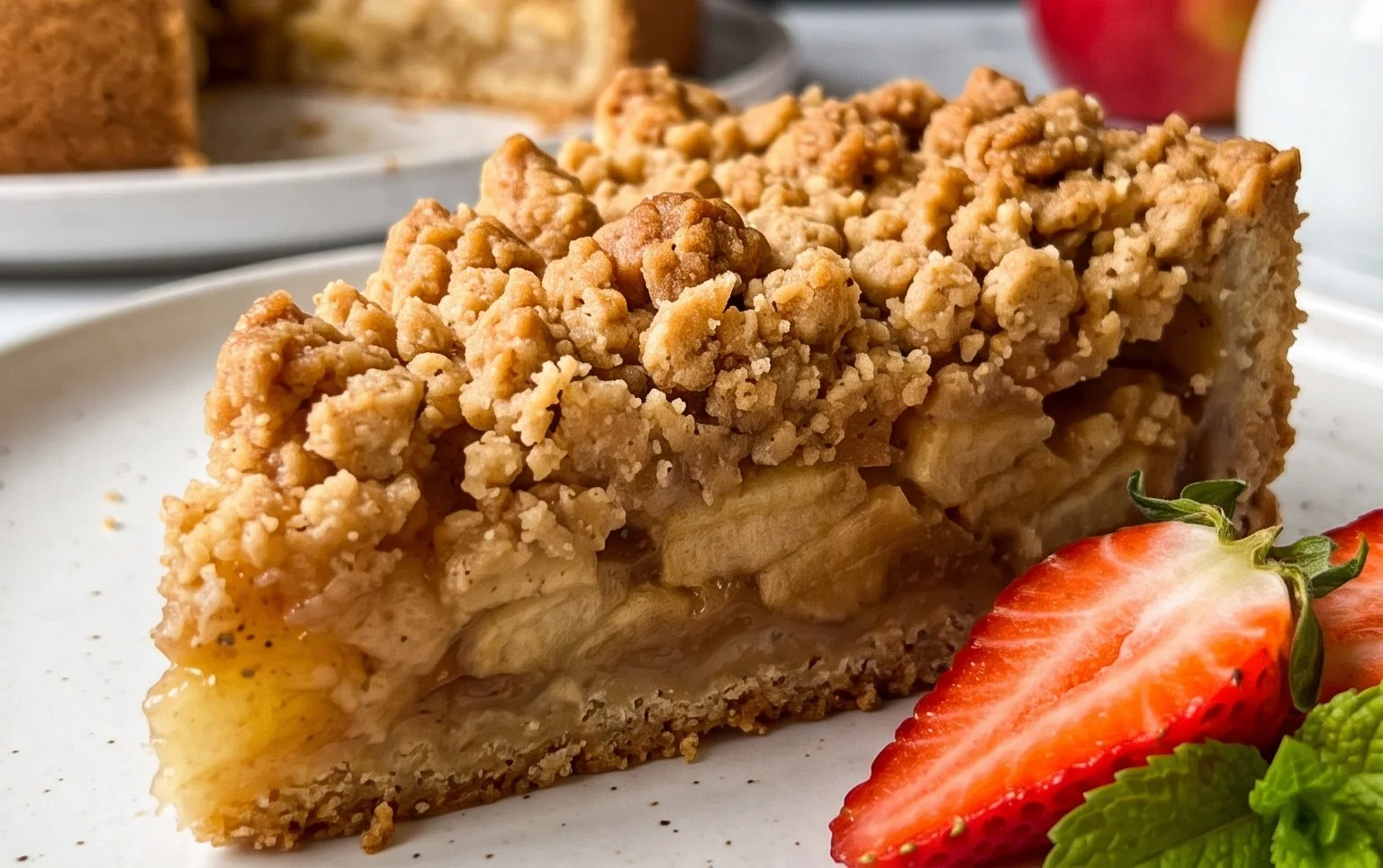 Omas Apfelkuchen mit Streusel (Apfelkrümel)